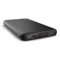 Trust Primo Ultra-thin Powerbank 10000mAh 15Watt 2xUSB-A 1xUSB-C Sort